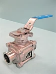 1-1/2" Tri-clamp A-t Controls 77SN Manual Ss Sanitary Ball Valve New E2. Fixed Price $100.00.