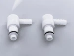 Motorcycle Fuel Coupling Elbows Pair For 1/4 Hose Acetal Cpc Make. Fixed Price $37.61.