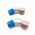 New Lot Of 2 Swagelok SS600-5-4 Male Elbow Tube Fitting 45 Degree, 3/8", 1/4". Fixed Price $40.00.