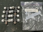 Swagelok (lot Of 8) S-600-3TTM, Male Branch Tee, 1/4"NPT. Fixed Price $100.00.