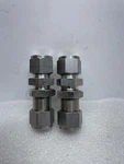 Swagelok Stainless Steel Bulkhead Union Fitting, 1/2" Od Tube, SS-810-61 QTY:2. Fixed Price $45.00.