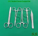 5 Pc Student Suture Surgical Kit Instruments Lab Set DS-694. Fixed Price $7.50.