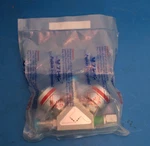 Fujikin Three Way Stailess Block Valve N/c 1/4', FBSDV-6.35-2B3-316LP-AMS#A. Fixed Price $850.00.