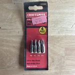 Craftsman 4PC Phillips Bit Set P1 P2 P3 P4 1/4" Hex Shank 1" Long 25585 Usa Read. Fixed Price $14.95.