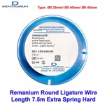 Dental Remanium Round Ligature Wire Dentaurum Extra Spring Hard 7.5M Stainless. Fixed Price $42.50.