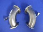 Amat Ss 3.25" Vacuum Tube 90 Elbow W/ Leak Check Port NW50, Lot Of New. Fixed Price $45.00.