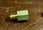 B-4-SA-EG, Swagelok, Brass Snubber,gauge Protector, 1/4 In. F-npt X M-npt. Fixed Price $40.00.