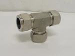 183465 New-no Box; Parker 12-12-12-JBZ-SS Tube Union Tee SS-316; 3/4" Compressio. Fixed Price $27.29.