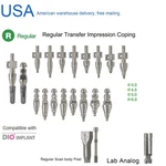 Us Dental Lab Analog Transfer Impression Coping Open Closed Tray For Dio Uf Ii-r. Fixed Price $110.39.
