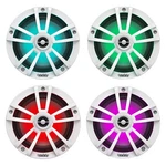 Infinity 6.5" 225 Watt Max Marine Coaxial Rgb Led White Boat Speakers (2 Pairs). Fixed Price $190.49.