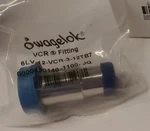 New Swagelok 6LV-12-VCR-3-12TB7 Var Fitting, 3/4 X 0.049 Tbw. Fixed Price $79.95.