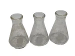 Pyrex 4980-25 25ML Narrow Mouth Erlenmeyer Flasks With Heavy Duty Rim Lot Of 3. Fixed Price $19.79.
