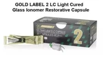Gc Fuji 2 Lc Gold Label Light Cured Glass Ionomer Dental Restorative 30 Capsules. Fixed Price $104.99.