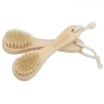 Wooden Facial Cleansing Brush Natural Bristles Handle Wash Exfolia.... Fixed Price $13.99.