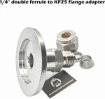 Bmotiontech 1/4" Od Tube Double Ferrule Compression Swagelok Fittings To KF25. Fixed Price $38.50.