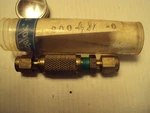 Swagelok B-200-1/8 SV-6 Brass Slide Valve W/1/8" Tube Compression Fitting In-out. Fixed Price $15.00.