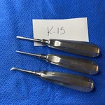Henry Schein Elevator Straight 100-5262, 100-2019, 100-5084 Lot Of 3. Fixed Price $60.00.