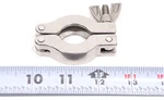 KF-16 Fully Stainless Steel Vacuum Hose Quick Flange Wing Nut Clamp No Aluminum. Fixed Price $12.99.