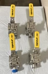 New Lot 4*TOP-FLOW TF4 CF8M Stainless Sanitary Valve 1000 Wog. Fixed Price $100.00.