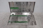 Lot Of 16 Hu-friedy Dental Instruments With Ims Cassette 8" X 14.5". Fixed Price $480.00.