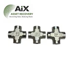 Lot Of 3 Parker 1/8 KMM00-S Pipe Cross Fittings Female Npt Steel 5000 Psi. Fixed Price $21.74.
