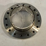 *cracked* Mdc Recessed Conflat Viewport 6" DN100CF Flange High Vacuum. Fixed Price $382.72.