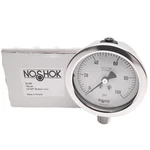 Noshok 25-400-100-PSI-1/4 Pressure Gauge, 0-100PSI, 1/4IN Npt, 2-1/2IN Face. Fixed Price $115.00.