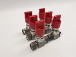 Fujikin Manual Diaphragm Valve 316L 6PC Set. Fixed Price $139.57.