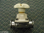 Saunders 1" 316L Ss Diaphragm Valve W/ 2 Sanitary Fittings. Fixed Price $89.99.