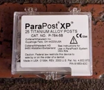 Coltene Whaledent P-784-5B Parapost Xp Titanium Posts Red 25/PK. Fixed Price $149.99.