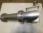 4" Varian Stainless Steel 951-5226 Manual Vacuum Gate Valve W/ 90 Deg Outlet. Fixed Price $1560.00.