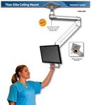 Healthcare/dental Office Titan Elite Ceiling Mount Space Saving Icw. Fixed Price $900.00.