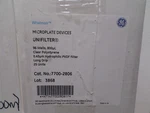 Whatman Clear Polystyrene Unifilter Microplate 96 Well 800 25 Units 7700-2806. Fixed Price $293.99.