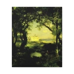 Thomas Moran - Mexican Hacienda, Lake Cuitzeo 1885 Canvas Wall Art. Fixed Price $69.99.