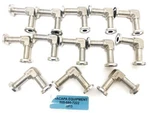 Swagelok T316L 90 Elbow .065P Uhp 1" Flange Lot Of 13, Used 8813. Fixed Price $172.43.