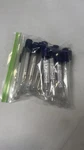 21X 6ML Plastic Test Tubes Blue Cap Sample Containers Lab Lot. Fixed Price $14.00.
