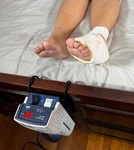 Blue Huntleigh Flowtron W/ Tube & Foot Garment 60 Day Warranty. Fixed Price $289.00.