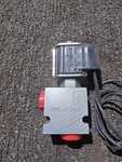 Parker, Cartridge Valve Base, B08-2-A6T, Solenoid Coil, Ccp 012. Fixed Price $95.00.