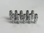 New Lot Of 10 No Name Coupler Nipple Fitting 01PM 1/8"MNPT. Fixed Price $10.00.