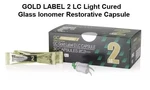 Dental Gc Fuji Lc Gold Label Light Cured Gic Restorative 50 Capsule Pack A2. Fixed Price $163.89.