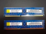 Elixir 4GB (2X2GB) DDR3 M2X2G64CB88G7N-DG 1RX8 PC3-12800U-9-10-B0 #RX46. Fixed Price $12.21.
