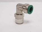 192025 New-no Box; Parker W169PLP-6-6 Brass Swivel Elbow; 90DEG; 3/8"PTC 3/8NP. Fixed Price $11.35.