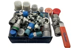 Mixed Lot Swagelok/parker/ssp & More Stainless/carbon Fitting 316. Fixed Price $250.00.