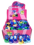 Box 144 Assorted Soft Silicone Saying Rubber Novelty Rings Courage New. Fixed Price $19.95.