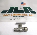 Parker 8Z-V8LN-SS 1/2" Tube General Purpose Needle Valve, Surplus. Fixed Price $144.00.