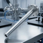 Kurt J. Lesker 14.5" Extended Hybrid Adapter 2.75" Cf To KF25 High Vacuum. Fixed Price $256.50.