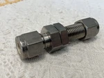 Swagelok Stainless Steel Bulkhead Union, 1/4" Od Tube, SS-400-61. Fixed Price $18.97.