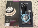 Littmann Classic Iii Baby Blue Stethoscope. Fixed Price $80.00.