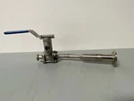 Pbm CSHLC9FXZ Sanitary Ball Valve W/ 1" & 2" Od Fittings. Fixed Price $25.00.