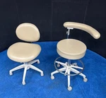 Dci Edge Series Dental (SDR051) Doctor & (SAR051) Assistant Stool Set. Fixed Price $1195.00.